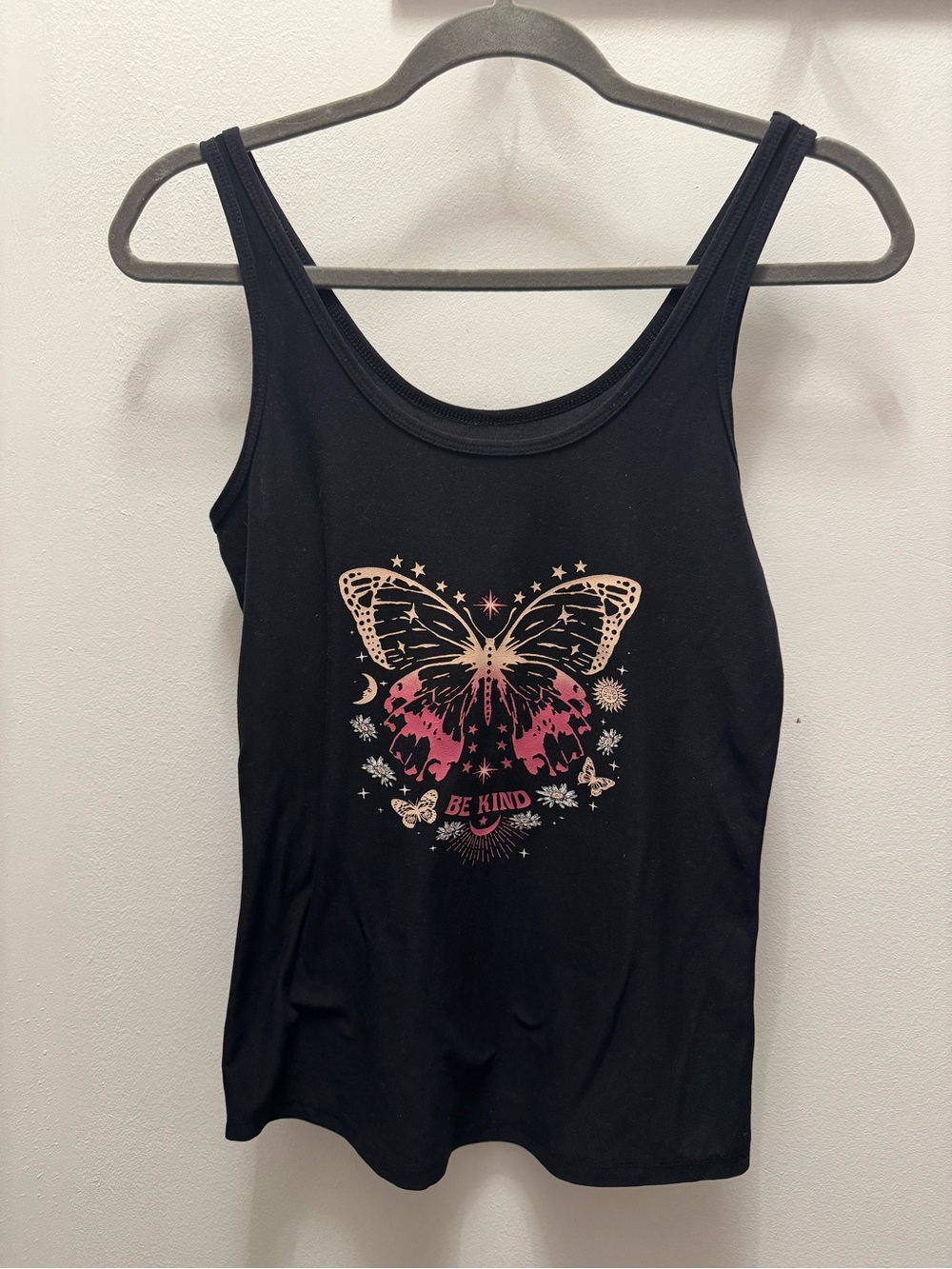 Black Butterfly 'Be Kind' Graphic Tank
